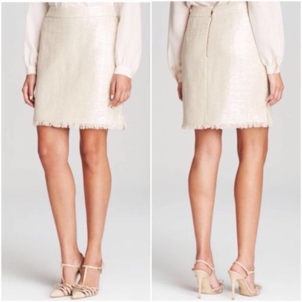 Kate Spade Pink Holographic Skirt